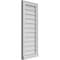 Ekena Millwork Vertical Surface Mount PVC Gable Vent w/ 2"W x 2"H , Brickmould Sill Frame, 14"W x 34"H GVPVE14X3403SN - alternate 3